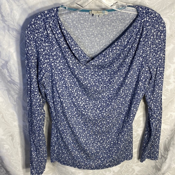 Boden Tops - Boden Blue and white floral shirt 10